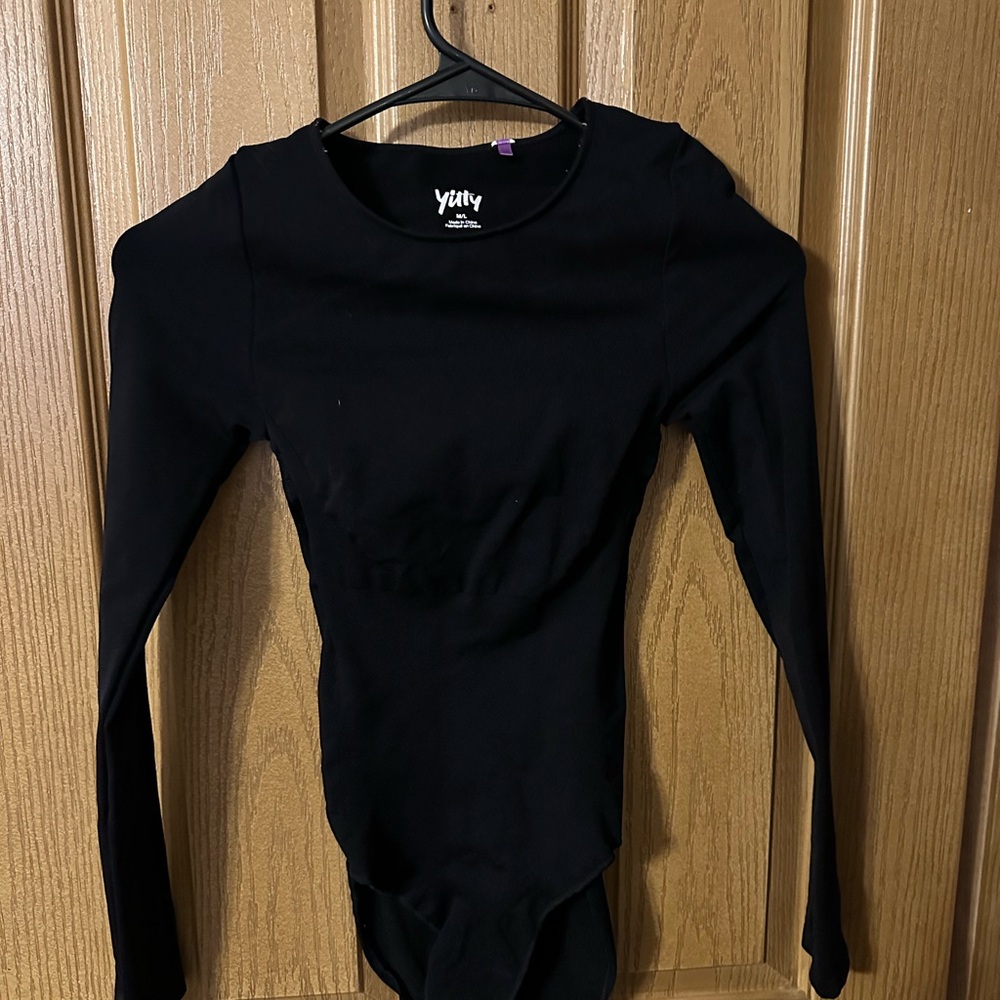 YITTY Black Long Sleeve Bodysuit